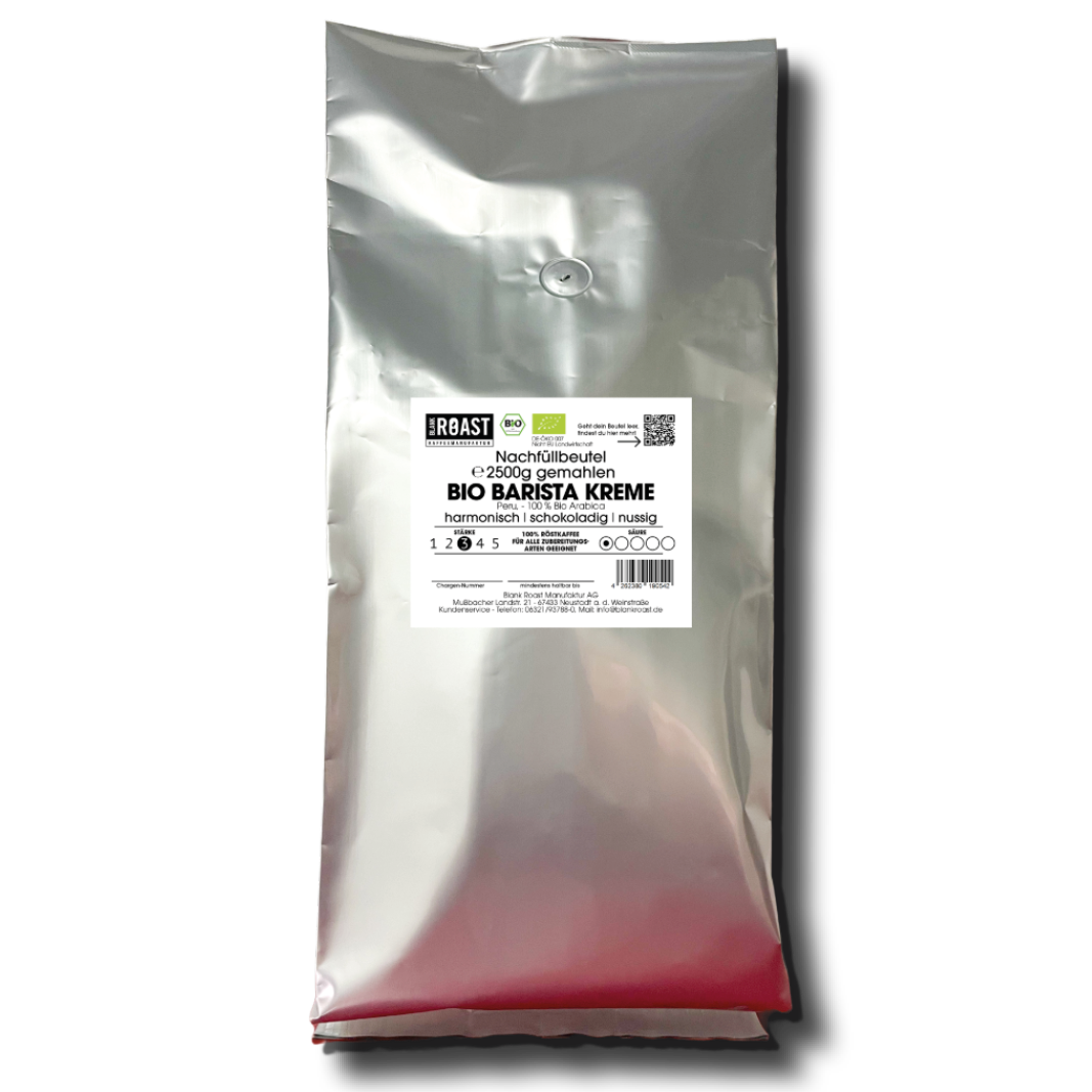 BIO BARISTA KAFFEE NACHFÜLLPACK