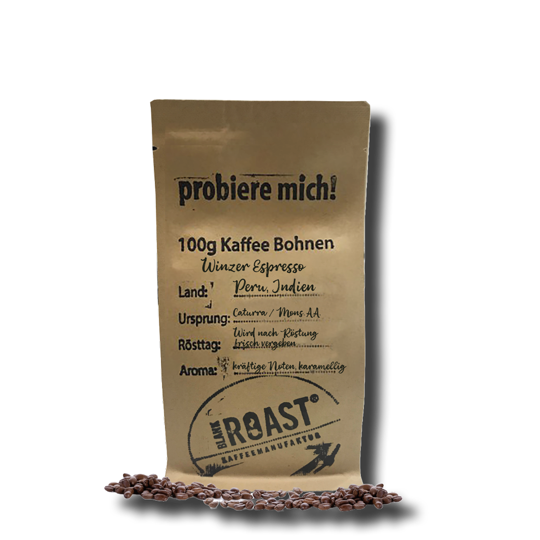 WINZER ESPRESSO Probier mich Größe