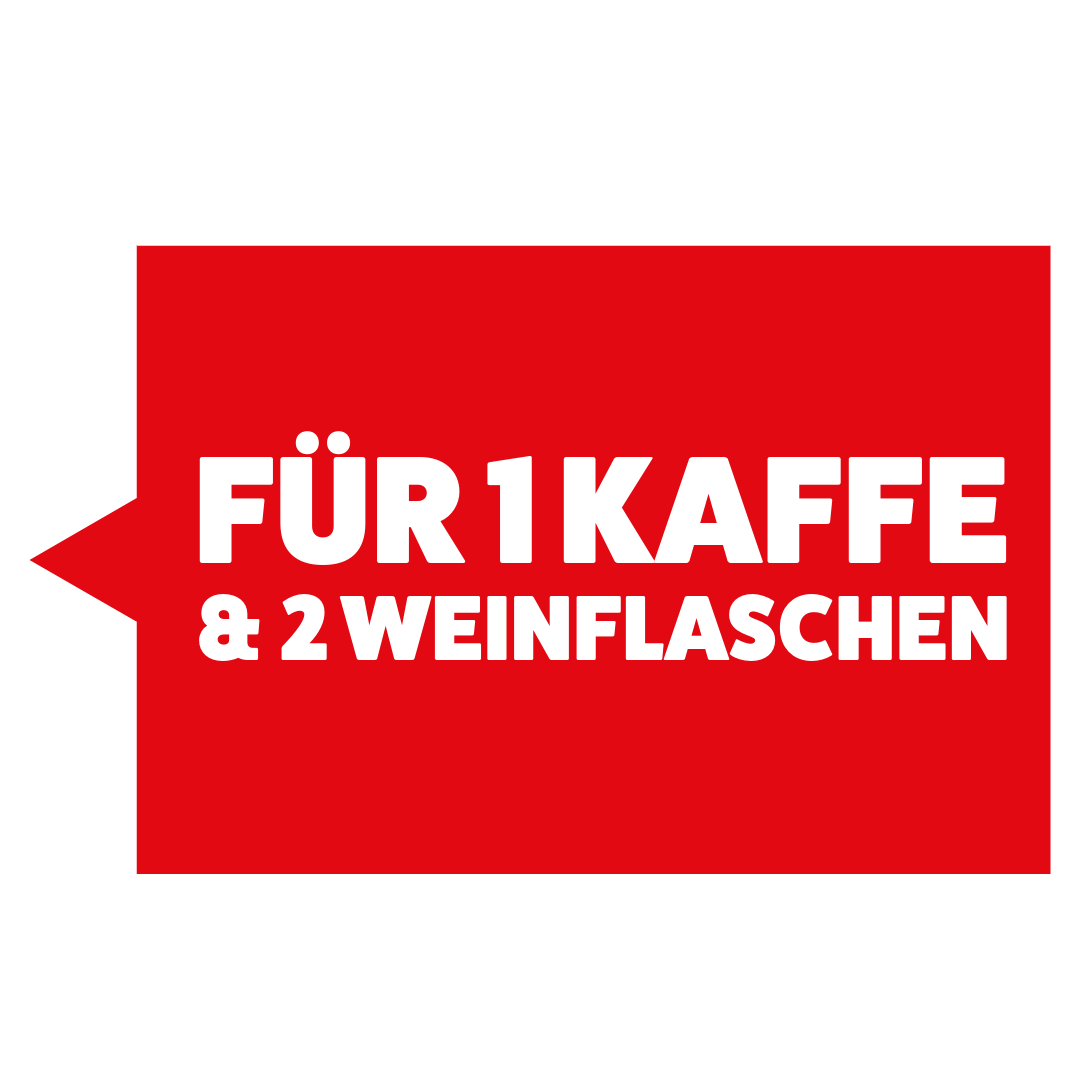 3er Geschenkbox für Kaffee und Weinflaschen