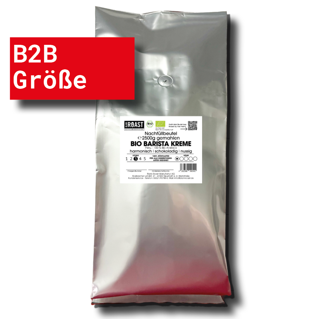 BIO BARISTA KAFFEE NACHFÜLLPACK
