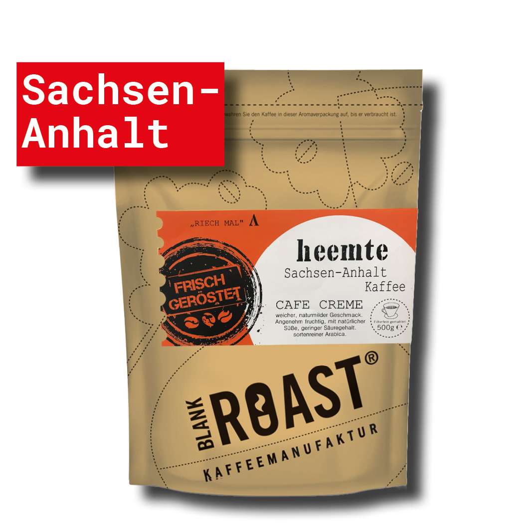 SACHSEN-ANHALT REGIONAL KAFFEE Heemte