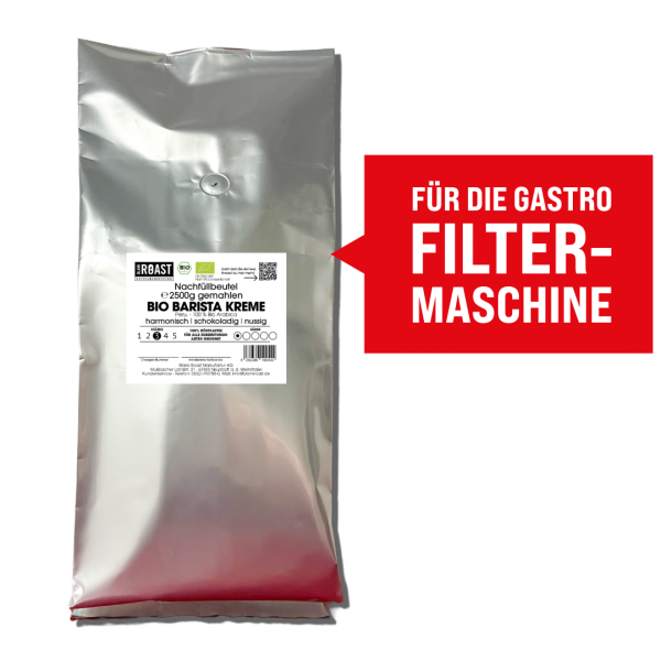 Bio Barista Kreme für die Filtermaschine
