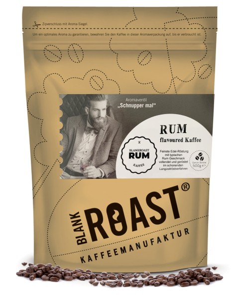 &quot;Rum&quot; Fass Kaffee als flavoured Cafe Creme