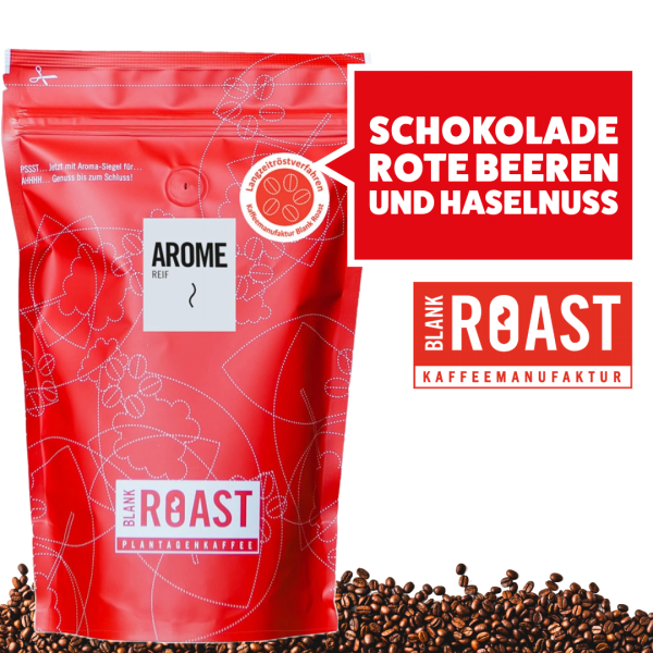 "Arome" Cafe Creme Blend Schokolade Rote Beeren Haselnuss Aromen
